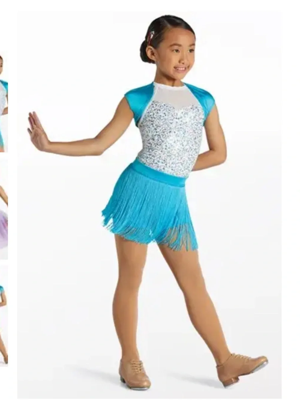 Weissman Showtime Stand Back #16256 Dance Costume SC Child Small 4-Piece